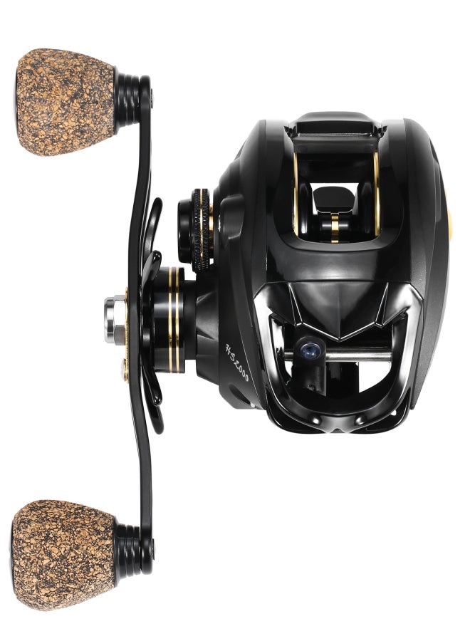 EXBERT 18+1 Ball Bearings Baitcasting Fishing Reel with Deep Shallow Spools 6.3:1 Gear Ratio Poweful Fishing Bait Casting Reel - Image 5