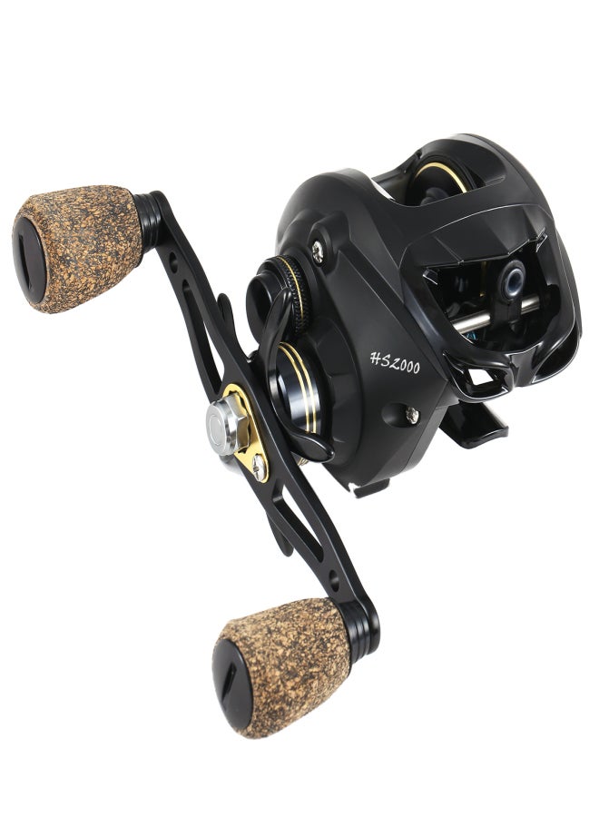 EXBERT 18+1 Ball Bearings Baitcasting Fishing Reel with Deep Shallow Spools 6.3:1 Gear Ratio Poweful Fishing Bait Casting Reel - Image 4