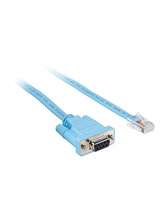 CISCO RJ45 Socket Console Cable Blue - Image 1