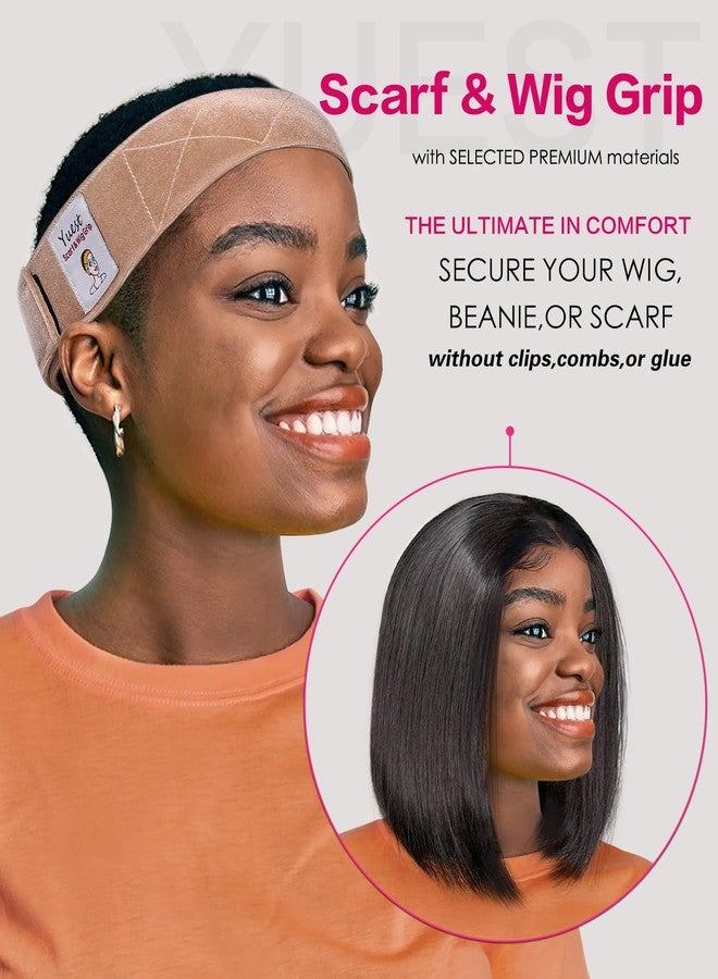 Yuest Wig Grip Band for Lace Front Headband Keeping Wigs in Place Wig Accessories Head Band Strap Gripper to Secure - Image 4