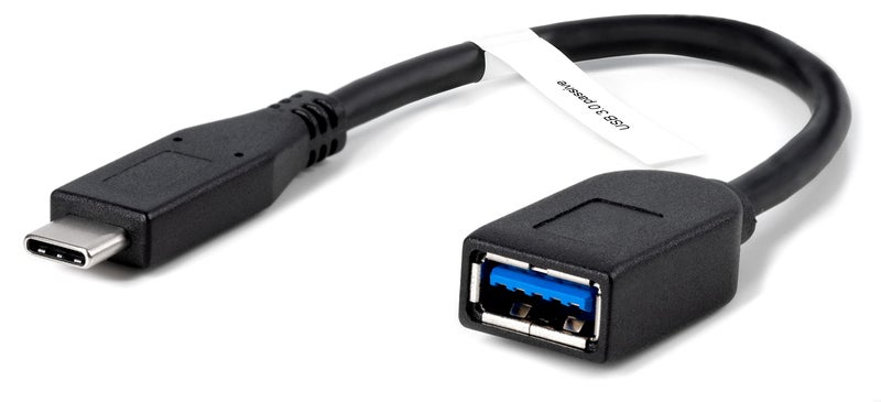 Plugable USB C to USB Adapter Cable with Driverless Technology, Enables Connection of USB Type C Laptop, Tablet, or Phone to a USB 3.0 Device (8 inch / 20 cm) - Image 1