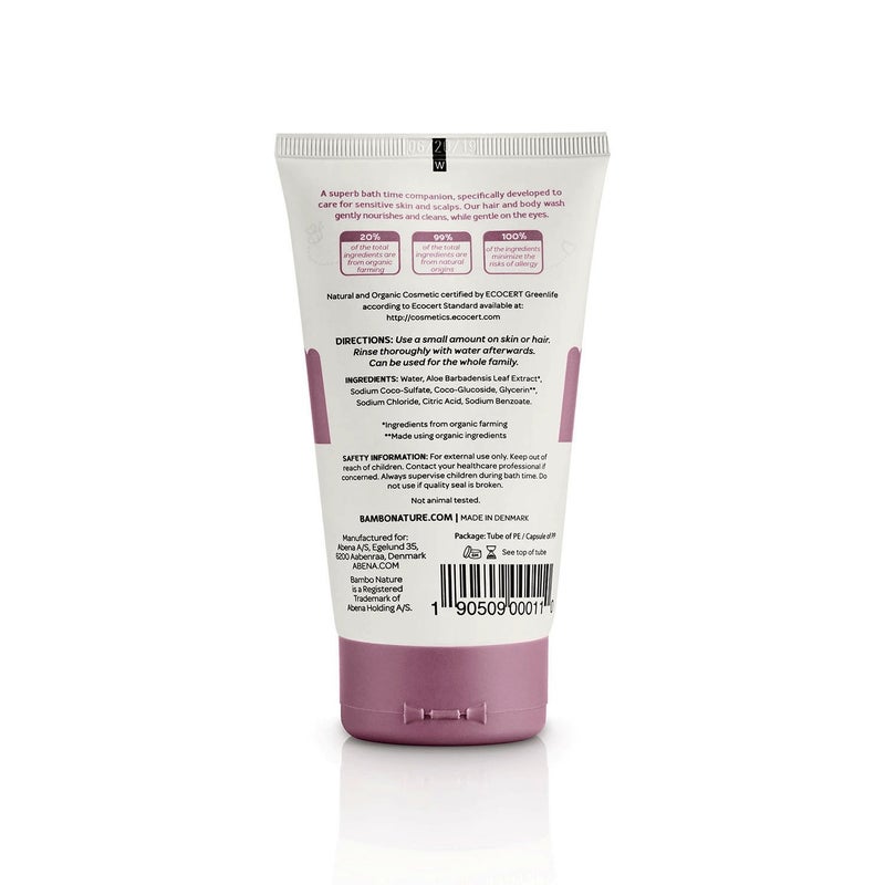 Bambo Nature Bath Buddy Hair & Body Wash, 5 fl oz, 6 Count (1 Pack of 6 Tubes) - Image 2