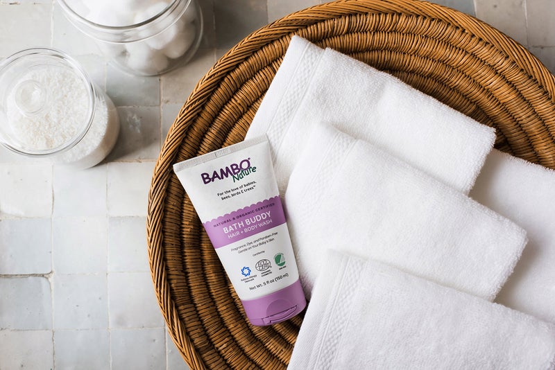 Bambo Nature Bath Buddy Hair & Body Wash, 5 fl oz, 6 Count (1 Pack of 6 Tubes) - Image 3
