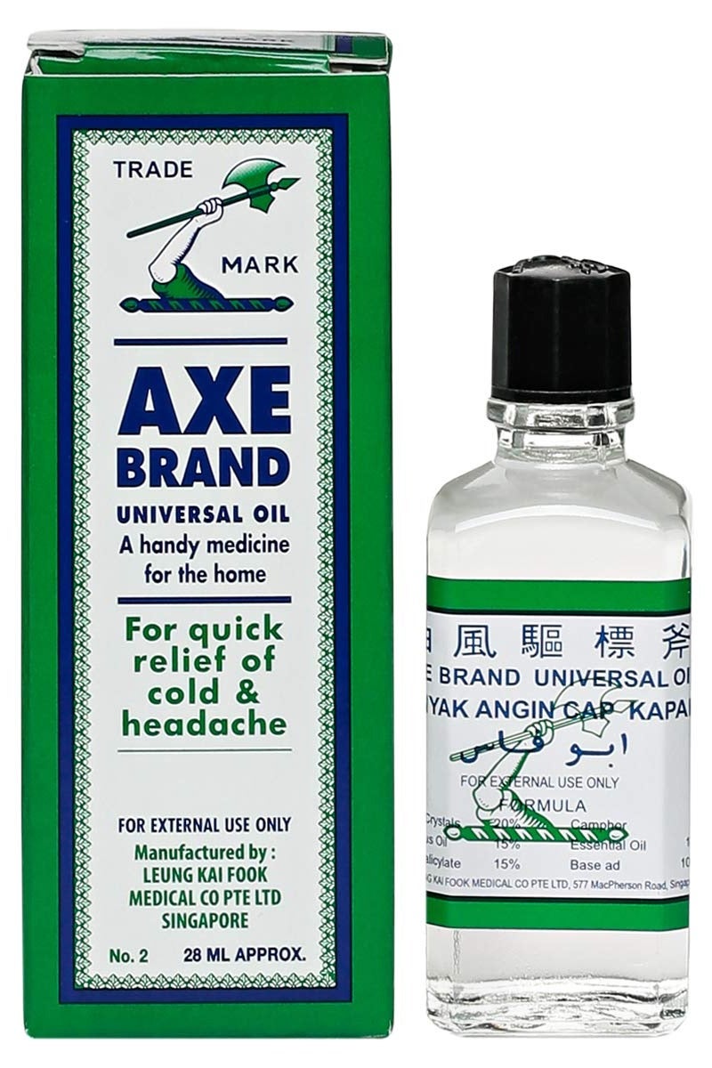 Axe Universal Oil For Quick Relief Of Cold And Headache 28ml (Pack of 12) - Image 2