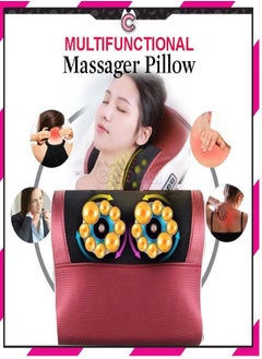 Generic Relax Massage Cushion 20Rollers Warm Neck Shoulder Cervical Back Waist Body Massage Pillow  - Image 2