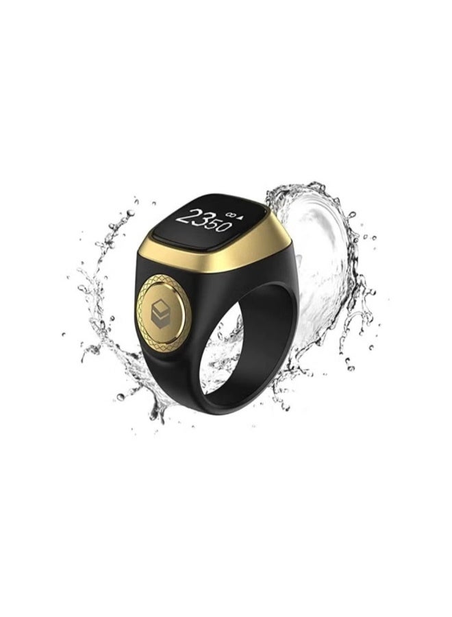 حلقة التسبيح الذكية لايت 20 ملم باللون الأسود - Image 1