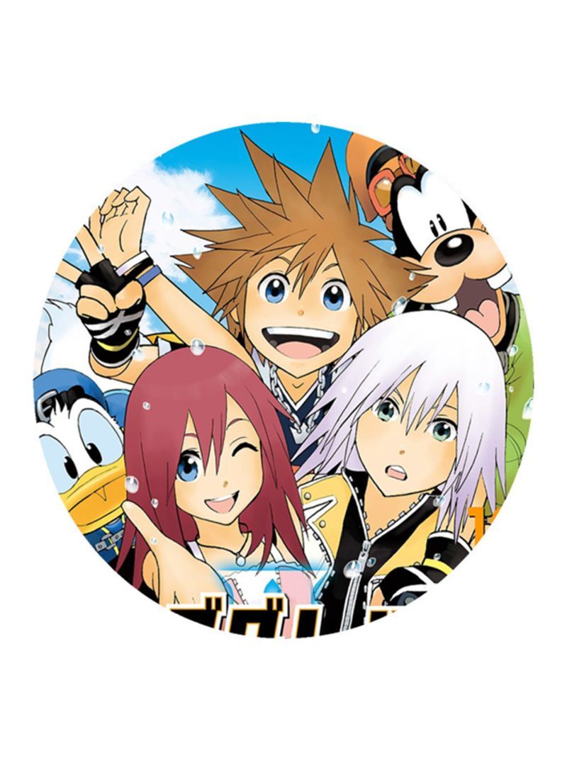 RKN Kingdom Hearts Printed Mouse Pad  Blue/Brown/Green