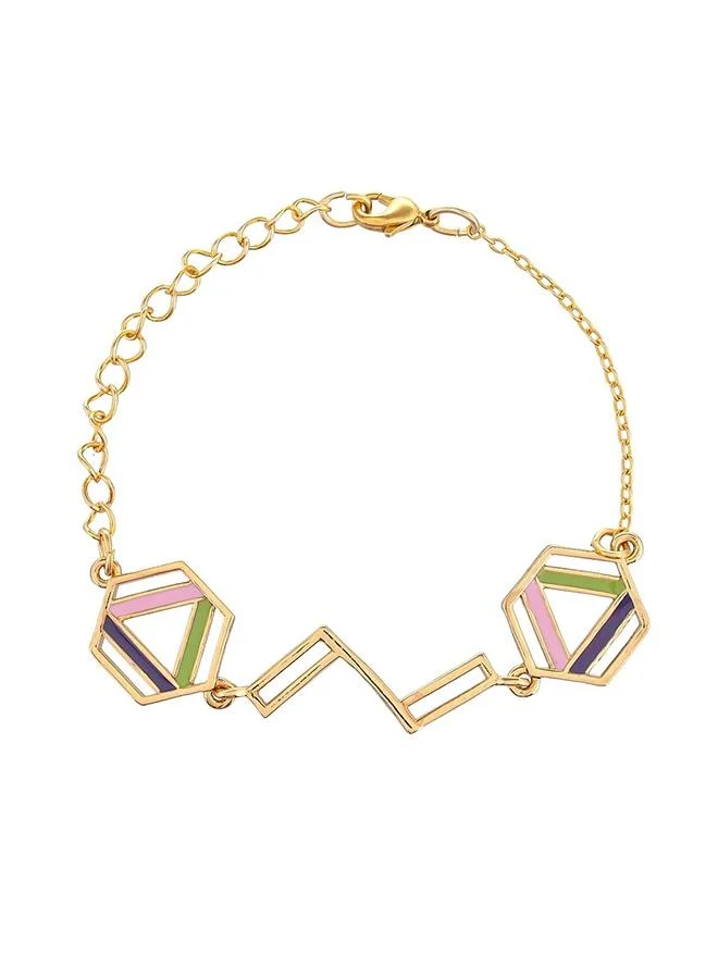 VOYLLA Benzene Enamelled Dainty Bracelet