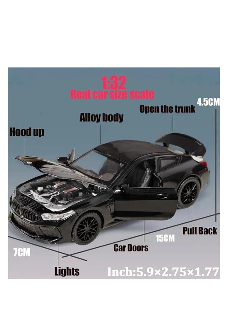 Toy Cars Compatible for BMW M8 Toys Car 1/32 Metal Model Car Collect car with Light and Sound Pull Back for Boys Children Age 3 + Year Old Festival Gift (Black) - pzsku/Z7391A5FEC109FD1EBE0DZ/45/_/1740591925/9ff43f2d-94ef-40a7-859b-6b4b815f1085