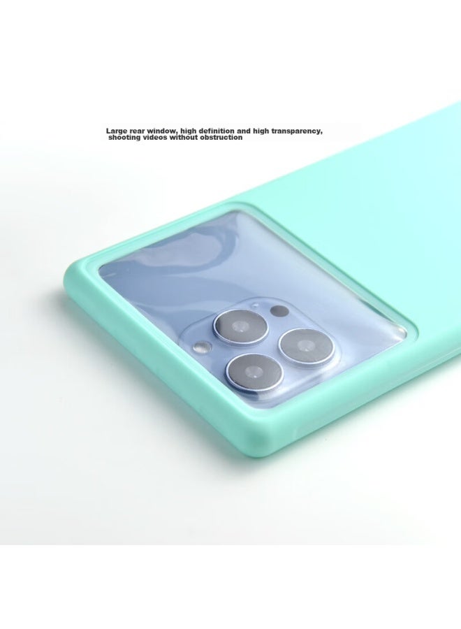 Wellhouse Waterproof Phone Case, Touchscreen 3d Waterproof Cover, Soft Rubber Bag, Swimming Hot Spring Photography Diving Case, Duke Style, Mint Green - Image 2