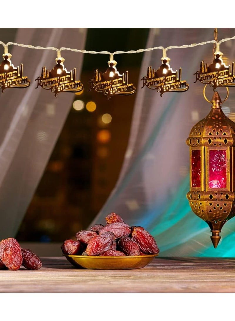 co arma Golden string lights suitable for Ramadan atmosphere, powered by AA battery - Image 3