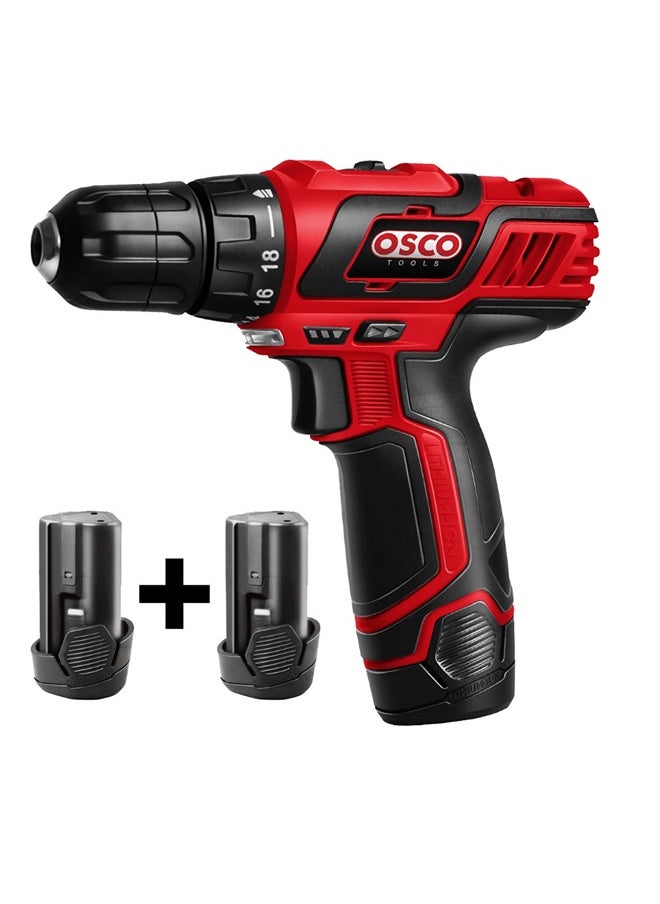 OSCO Osco Li-Ion Cordless Drill 12 Volt 1.3 Amp - Tow Battary  - Image 1