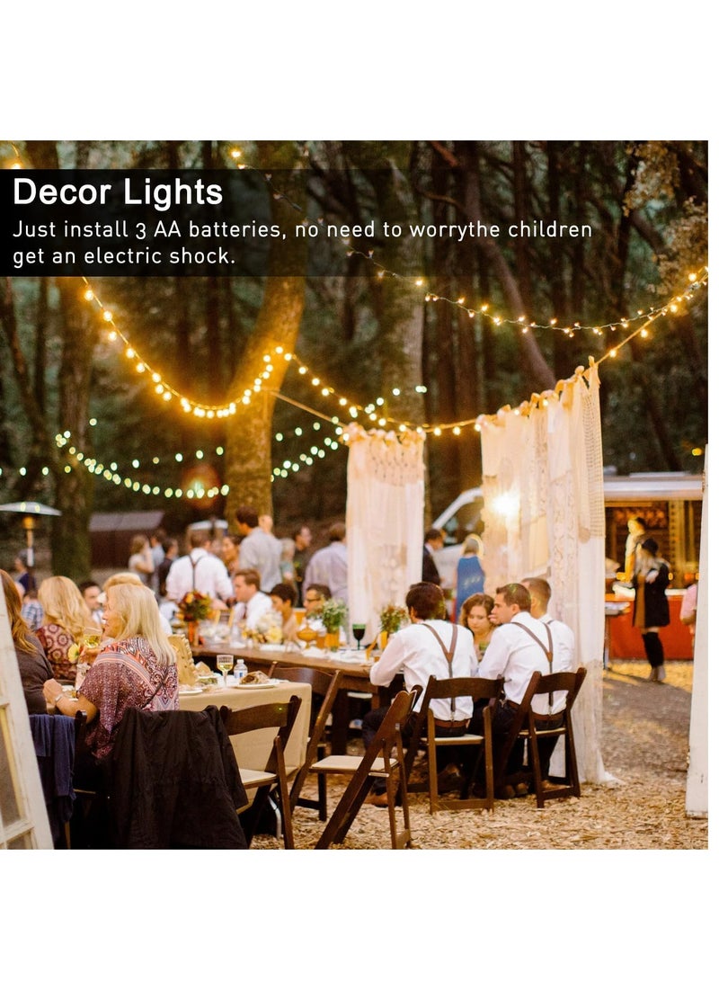 Fairy Lights with Remote Control [Set of 2] 5M 50 LED Battery Operated String Lights Waterproof - Image 4