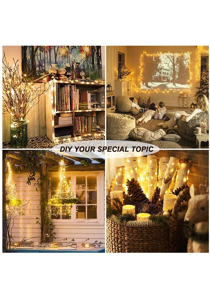 Fairy Lights with Remote Control [Set of 2] 5M 50 LED Battery Operated String Lights Waterproof - Image 5