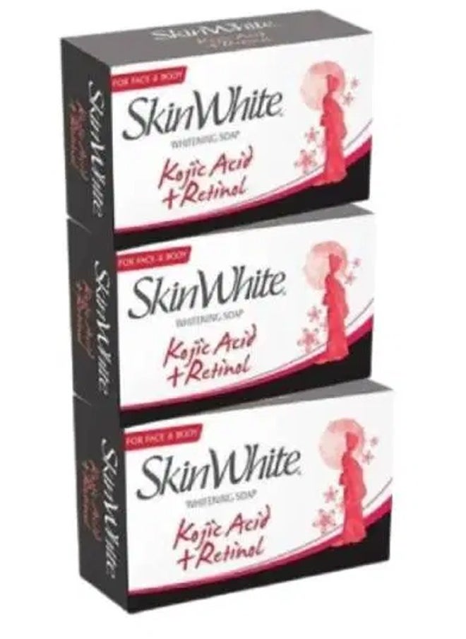 skin white Skinwhite Advanced Whitening Soap With Kojic Acid 90G *3  - Image 1