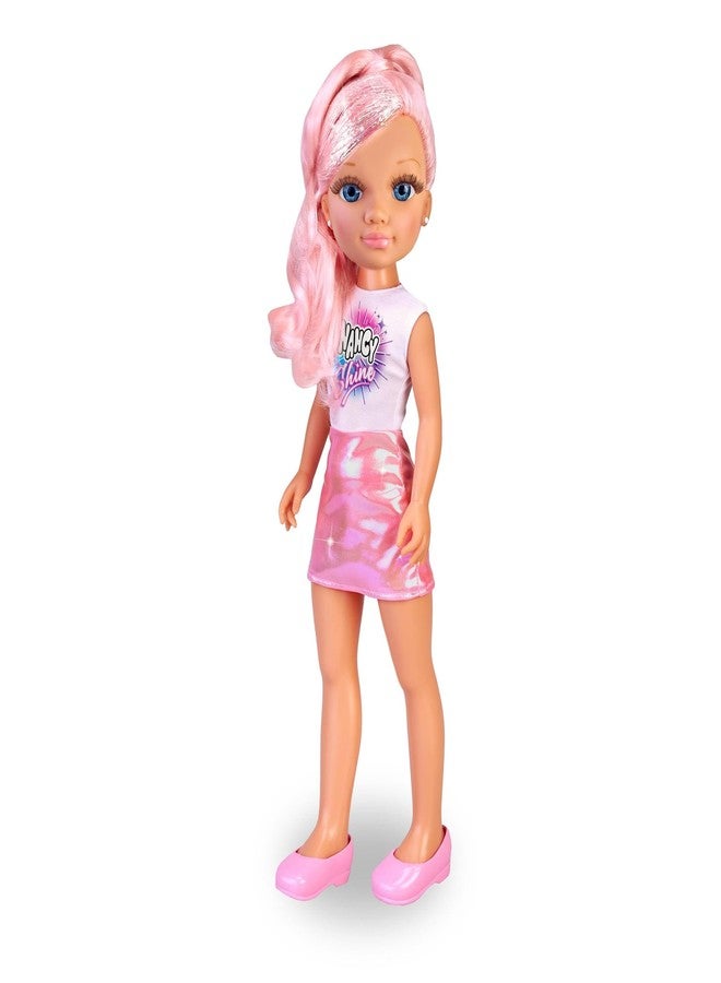 NANCY Shine Pink, 16" Fashion Doll with Iridescent Hair and Bedazzler Hair Accessory for Ages 3+ - Image 1