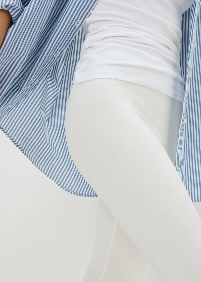 Matalan White Cropped Leggings
