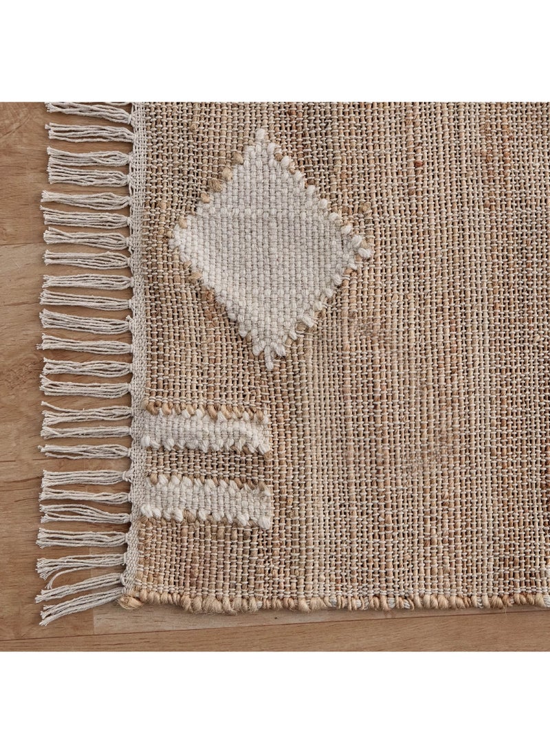 Home Box سجادة جوت تجريدية موزايك ١٧٠ × ١٢٠ سم  - Image 2