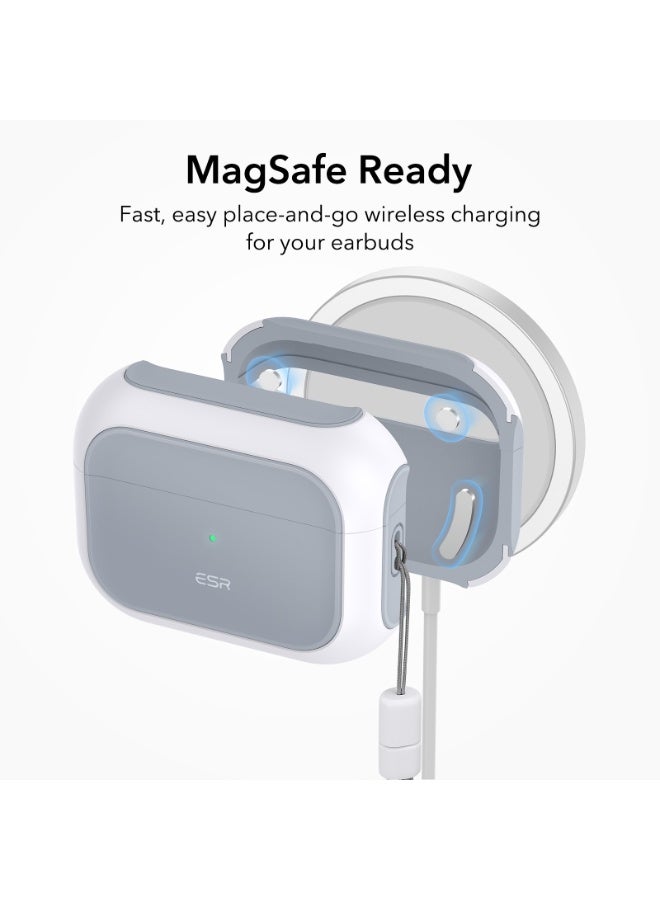 ESR for AirPods Pro 2 Case, Compatible with Airpods Pro Case 2nd / 1st Generation (2023/2022/2019), Compatible with MagSafe, Full Drop Protection Cover with Lanyard white - Image 3