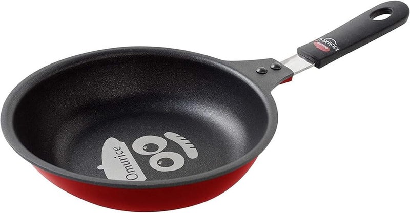 Ernest A77663 Frying Pan Supervised by a WellEstablished Western Restaurant Kichikichi Easy to Make Omelettes Deep and Long Tip Egg Shape Recipe Included IH Fluffy Omelet Frying Pan