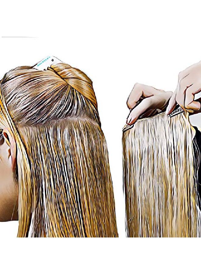 Big Kizzy Brown Kizzy Clips No Sew Extension Clips Kit Easily Convert Tape In Hair Extensions Or Wefted Hair Extensions Into Clip In Extensions Fast Easy & Makes Permanent Extensions Reusable! - Image 5