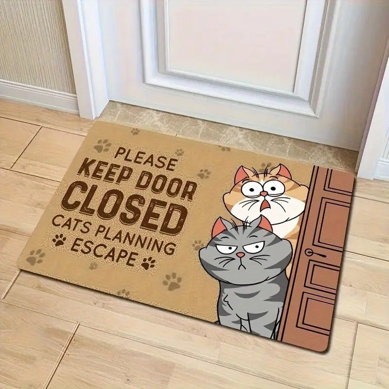 Diatom Mud Floor Mat - Waterproof, Non-Slip, Absorbent Entrance Rug for Home & Bathroom - Image 1