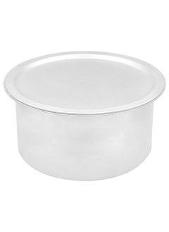 Ayda Aluminium Cooking Pot Heavy Guage Tope with Lid Silver 19  - Image 1