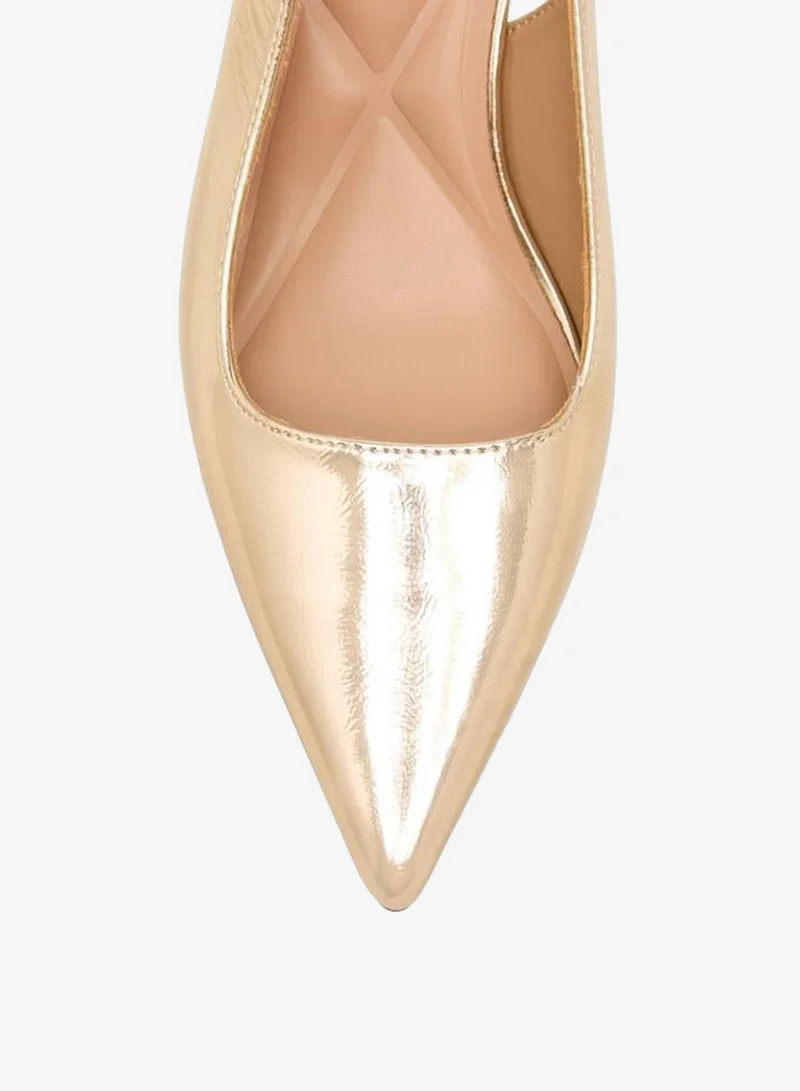 Celeste GOLD Women Stiletto Heel Slingback Shoes for Women | Best Price UAE