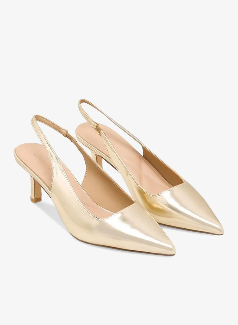 سيليست حذاء نسائي بكعب خنجر وحزام خلفي