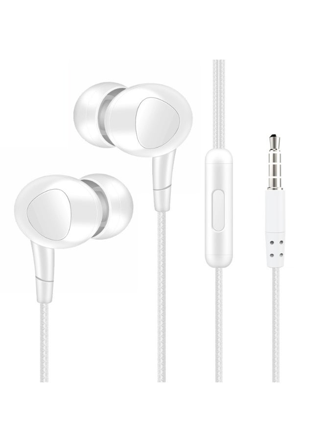 Generic - Wired In-Ear Headphones with Inline Mic, Compatible with Apple and Android Phones - Image 1
