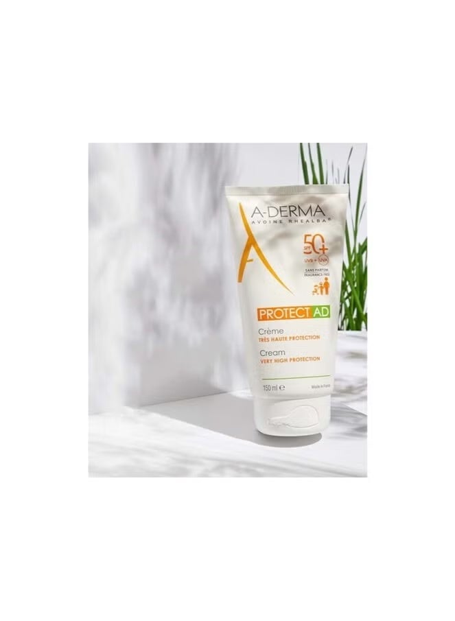 A-Derma Protect AD Very High Protection Cream SPF50+ 150ml - Image 2