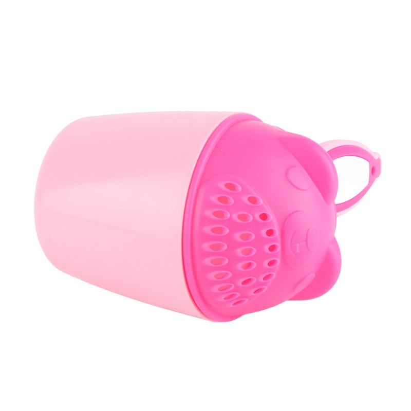 Baby Shampoo Rinse Cup Eye Protection Removable Comfortable Handle Pink Kid Wash Hair Bathing Flusher for Baby Bath - Image 4