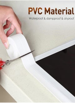 Generic Caulk Tape, 1 Roll Self Adhesive Caulk Strip Waterproof, Caulking Sealant Tape for Kitchen, Countertop, Bathroom, Sink, Shower, Bathtub, Toilet Edge Protector with Sealing Tool(3.2mx38mm)  - Image 3