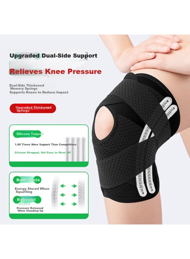 Kyolens Knee Brace For Arthritis, Meniscus Protection, Sports Injury Prevention, Medical Synovial Cover, Fluid Aculation, Patellar Ligament Pain Relief For Men And Women Running - Image 2