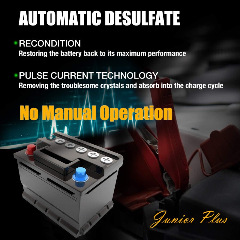 Motopower Mp00205C 12V 800Ma Automatic Battery Charger  Battery Maintainer  Trickle Charger  And Battery Desulfator - Image 5