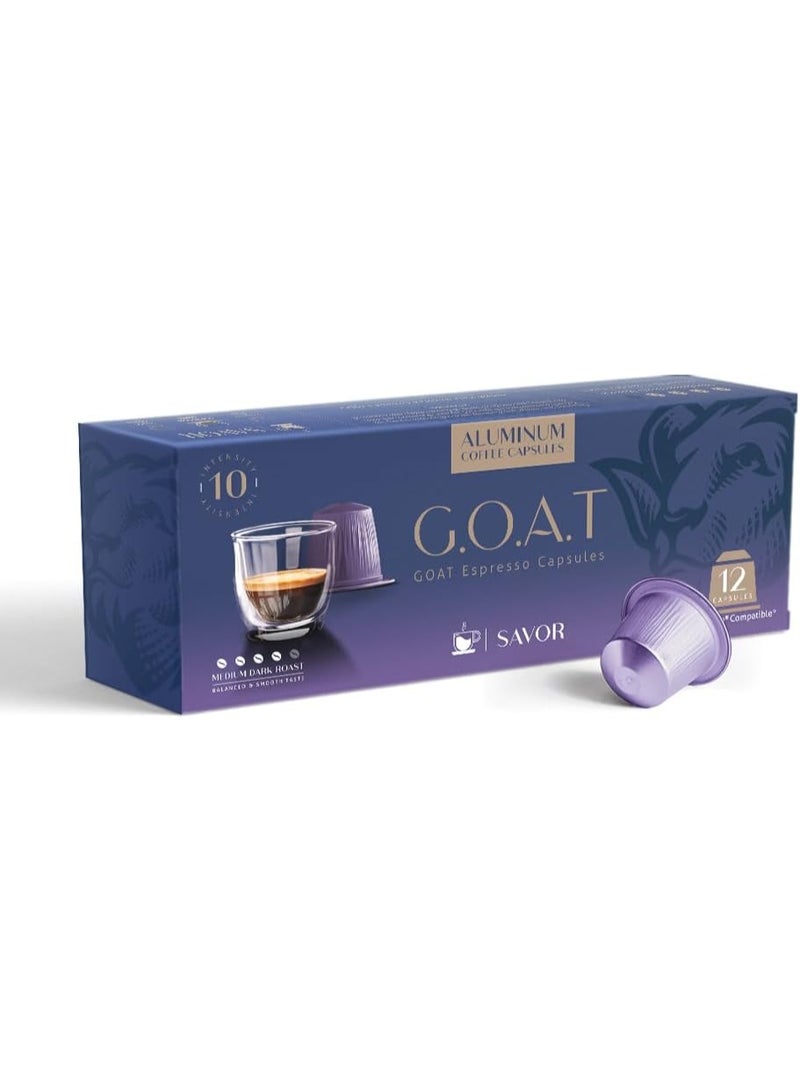 G.O.A.T GOAT Savor Espresso Capsules - 12 Capsule - Image 1