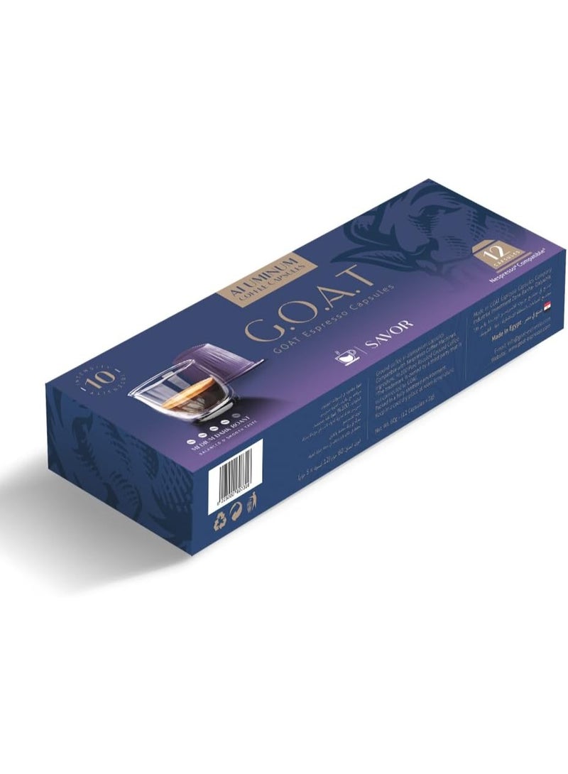 G.O.A.T GOAT Savor Espresso Capsules - 12 Capsule - Image 2