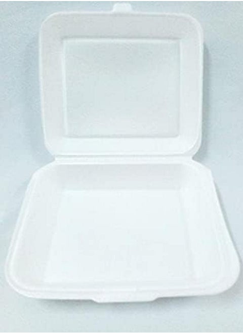 Disposable foam dishes with cover. 100 pieces