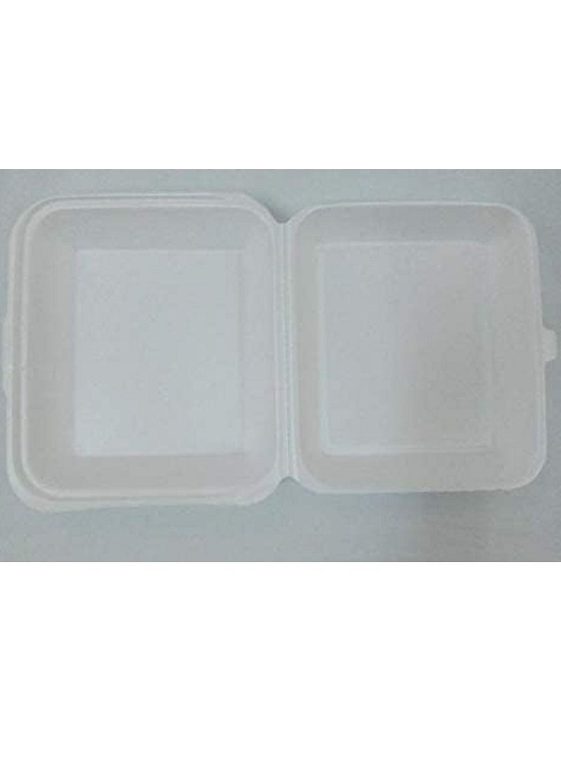 Disposable foam dishes with cover. 100 pieces