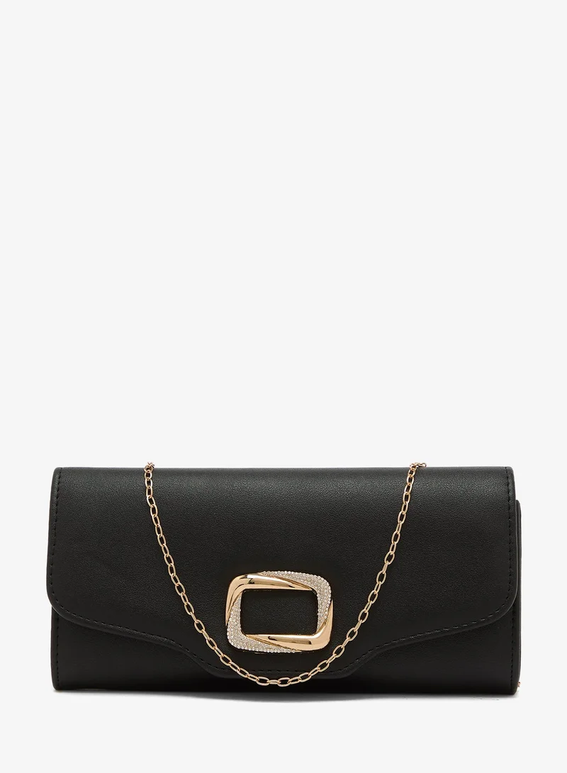 Ella Limited Edition Rectangle Clutch With Gold Accent