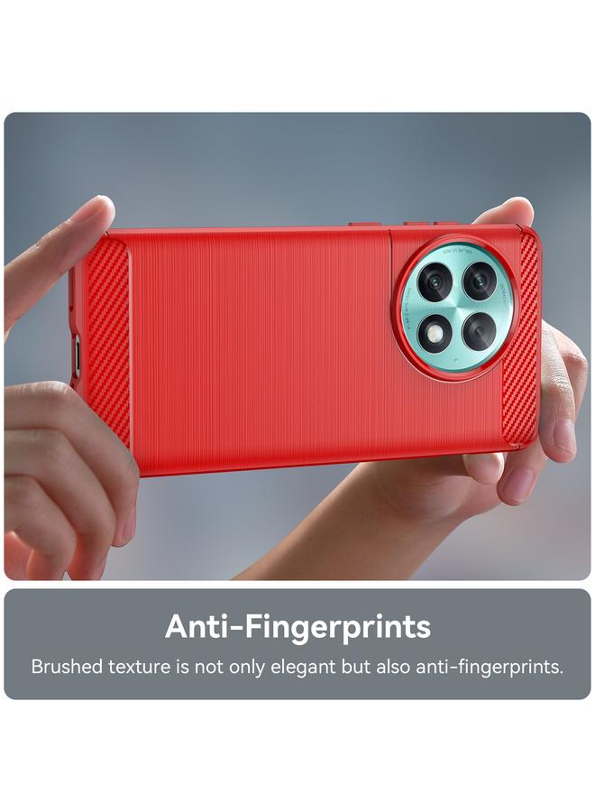 S-TOP Case For OnePlus ACE 2 Pro 5G Brushed Texture Carbon Fiber TPU Phone Case - Image 5