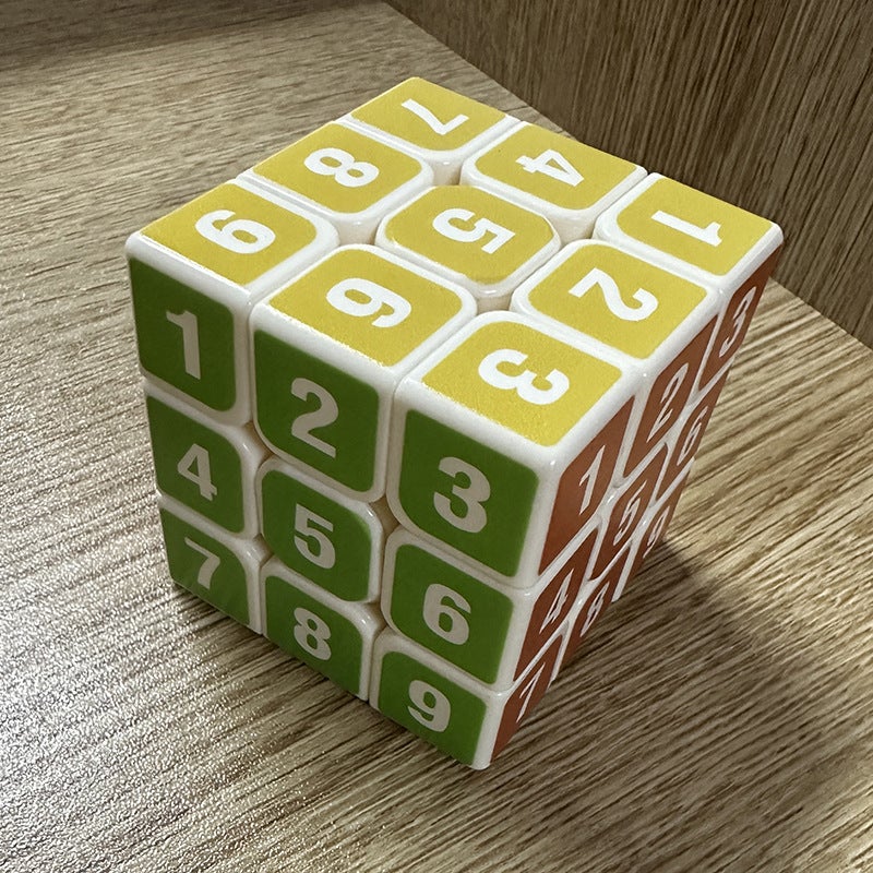 Personalized Creative Uv Mahjong Cube Three-Layer Element Three-Layer Colorful Cube Educational Toy - Image 5