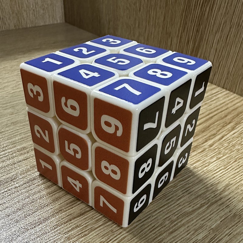 Personalized Creative Uv Mahjong Cube Three-Layer Element Three-Layer Colorful Cube Educational Toy - Image 4