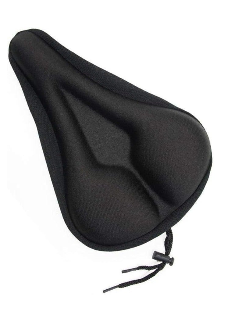 غطاء مقعد الدراجة من الجل .وسادة بحزام تدور لدراجات التدريب والدراجات للمناطق الجبلية على الطرق الخارجية - Image 1