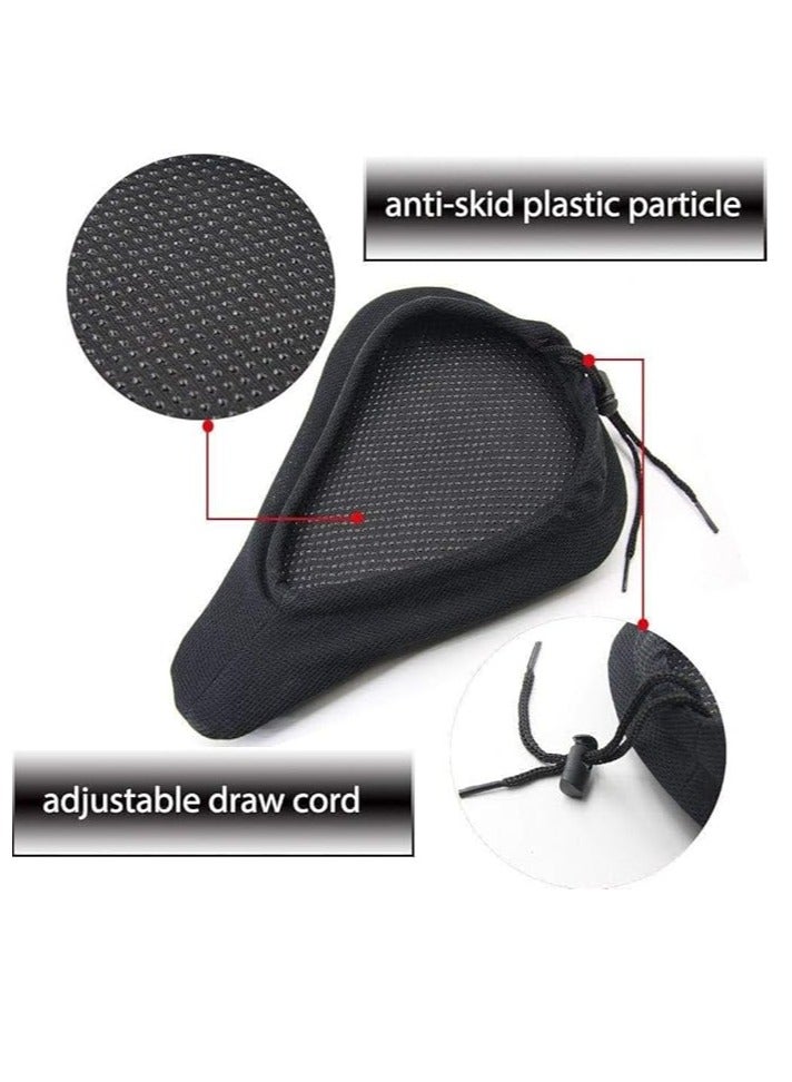 غطاء مقعد الدراجة من الجل .وسادة بحزام تدور لدراجات التدريب والدراجات للمناطق الجبلية على الطرق الخارجية - Image 4