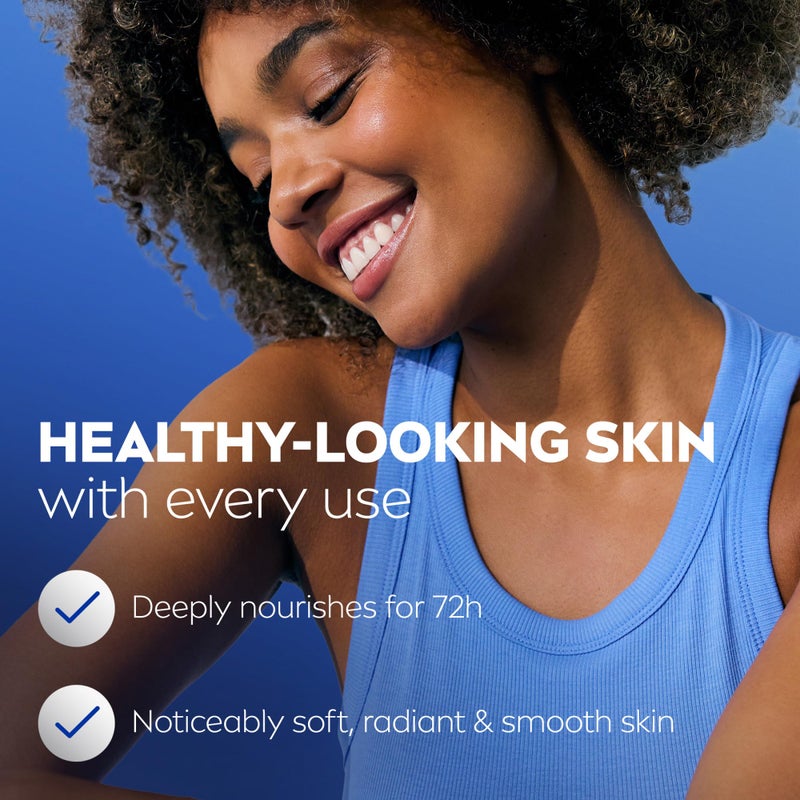 Nivea لوشن الجسم من نيفيا بزبدة الكاكاو مع سيروم مغذي عميق، لوشن معطر للجسم، 16.9 أونصة سائلة زجاجة مضخة - Image 5