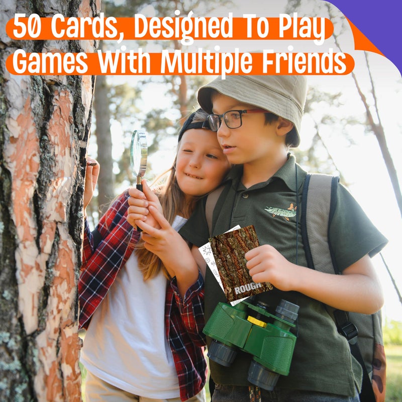 SpriteGru Seek and Find Scavenger Hunt Card Game 50 Seek and Find Cards Funny Games for Family Toddlers Kids AdultsOutside Yard Camping Activities - Image 4