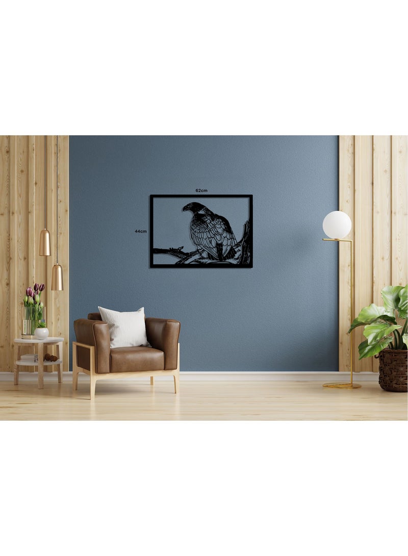 Metal Hawk Bird Wall Art Decor - Image 3