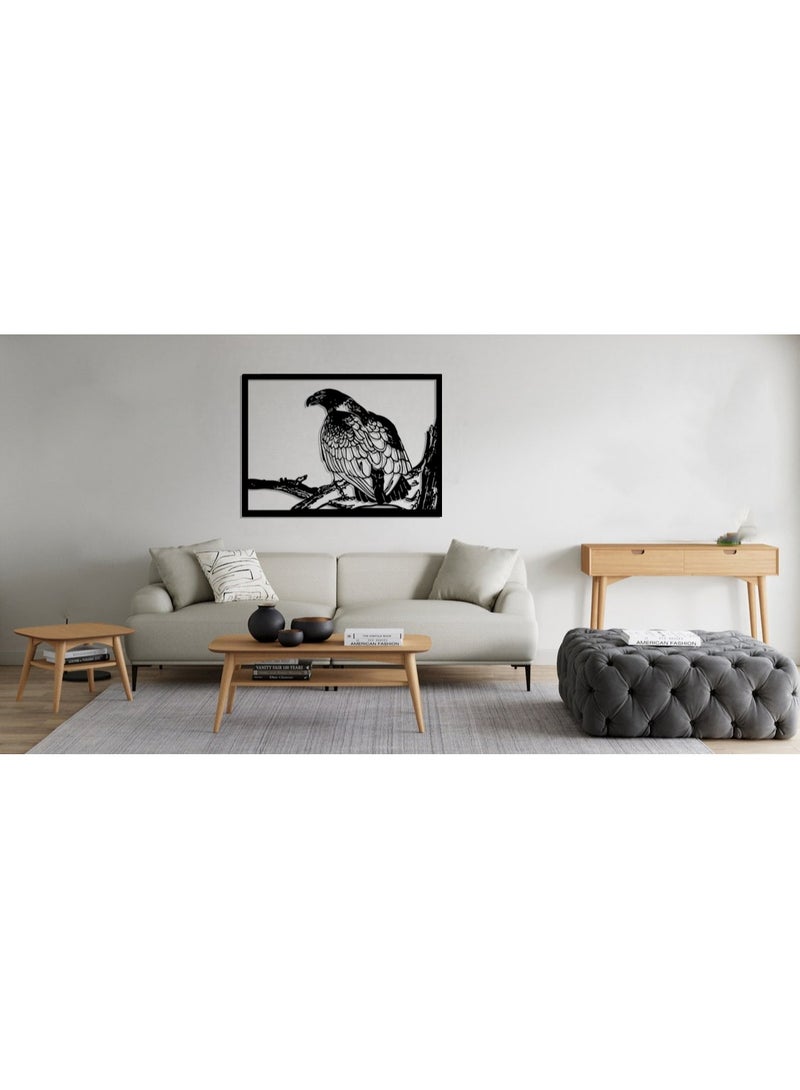 Metal Hawk Bird Wall Art Decor - Image 2
