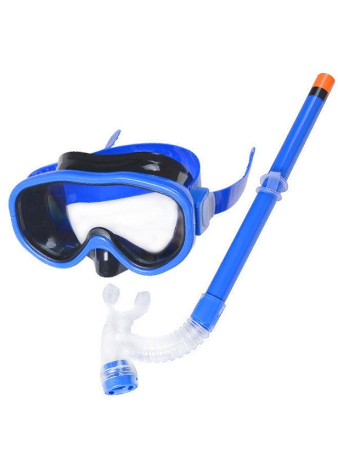 KUYING New Children's Diving Goggles Breathing Tube PE Edge Bone Bag Set